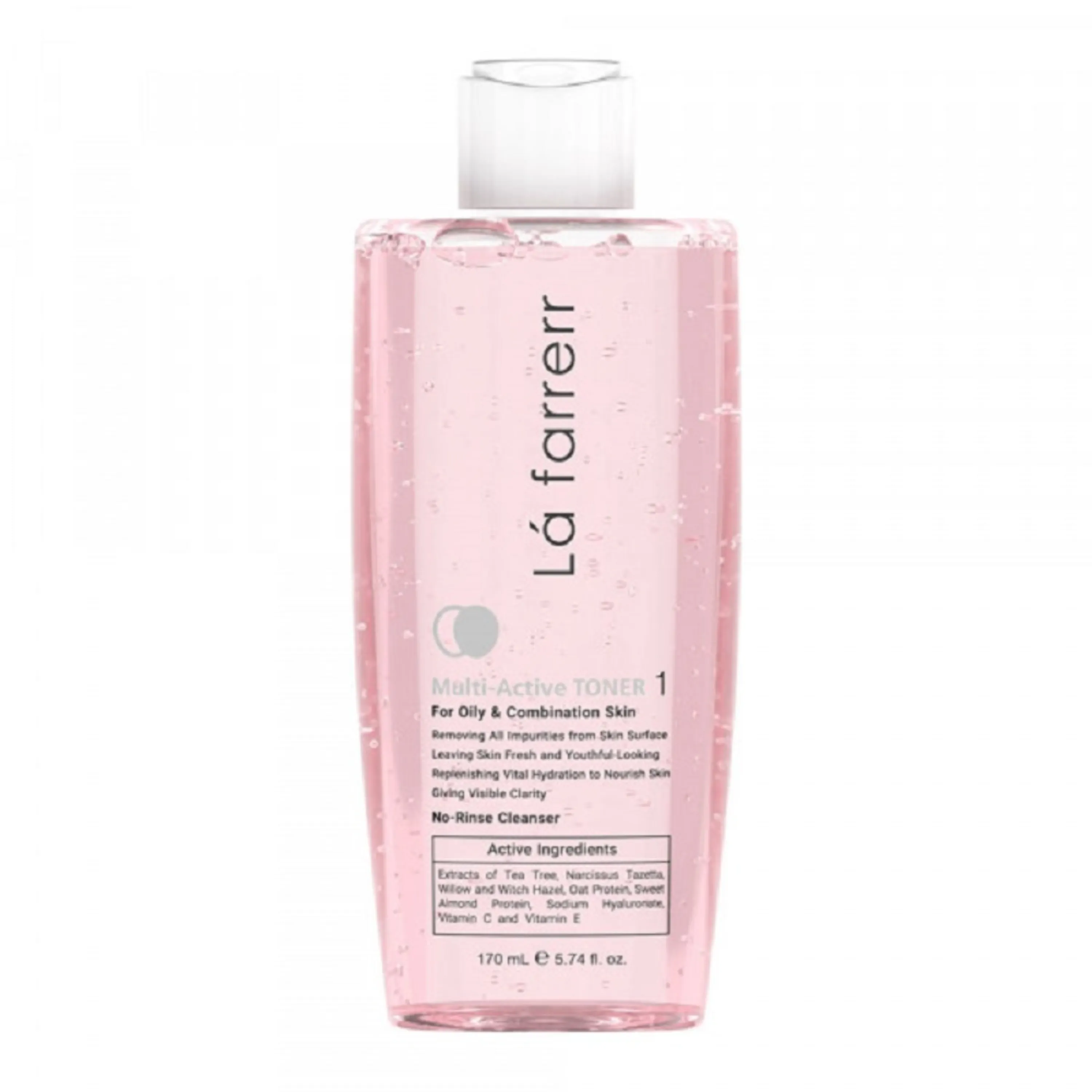 تونر مولتی اکتیو 1 مناسب پوست چرب و مختلط Lafarrer